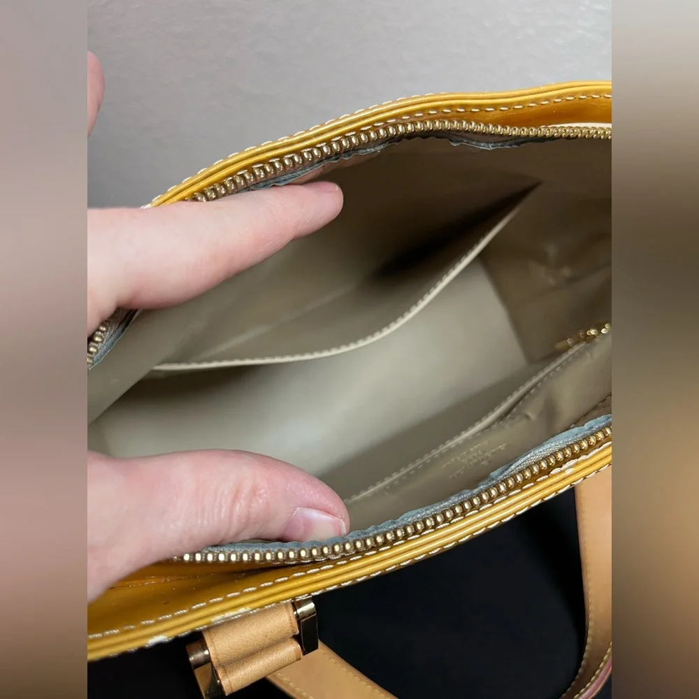 SOLD✨Louis Vuitton✨ Vernis Leather LV Monogram Houston Tote Bag EUC - Picture 11 of 17